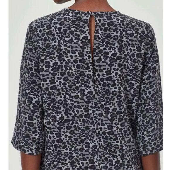 Equipment Aubrey Silk Mini Dress with Leopard Print size medium - Picture 2 of 7